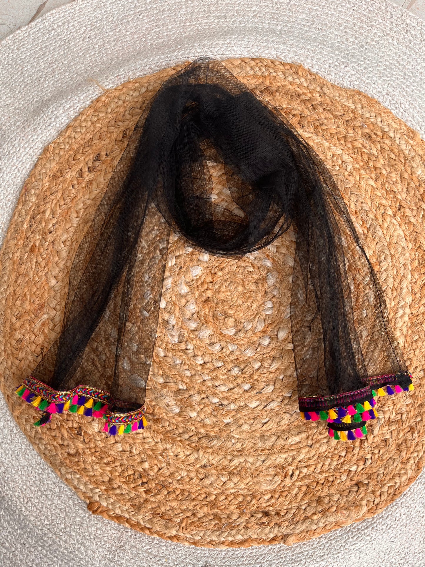 Zen Boho One piece - Black with dupatta