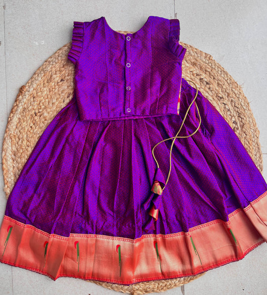 Khan-Paithni Fusion Parkar Polka(Purple)