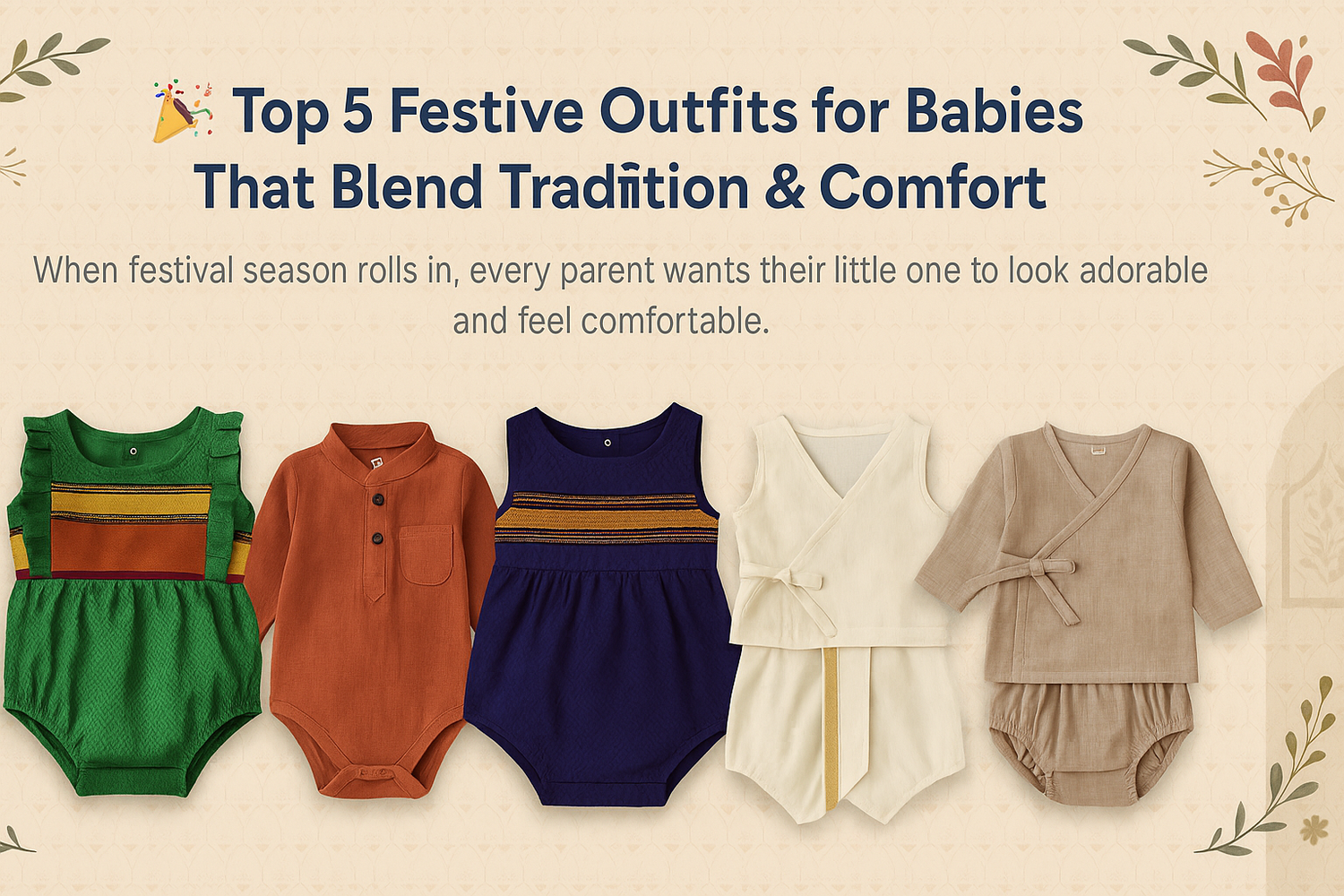 Top 5 Festive Outfits for Babies That Blend Tradition & Comfort