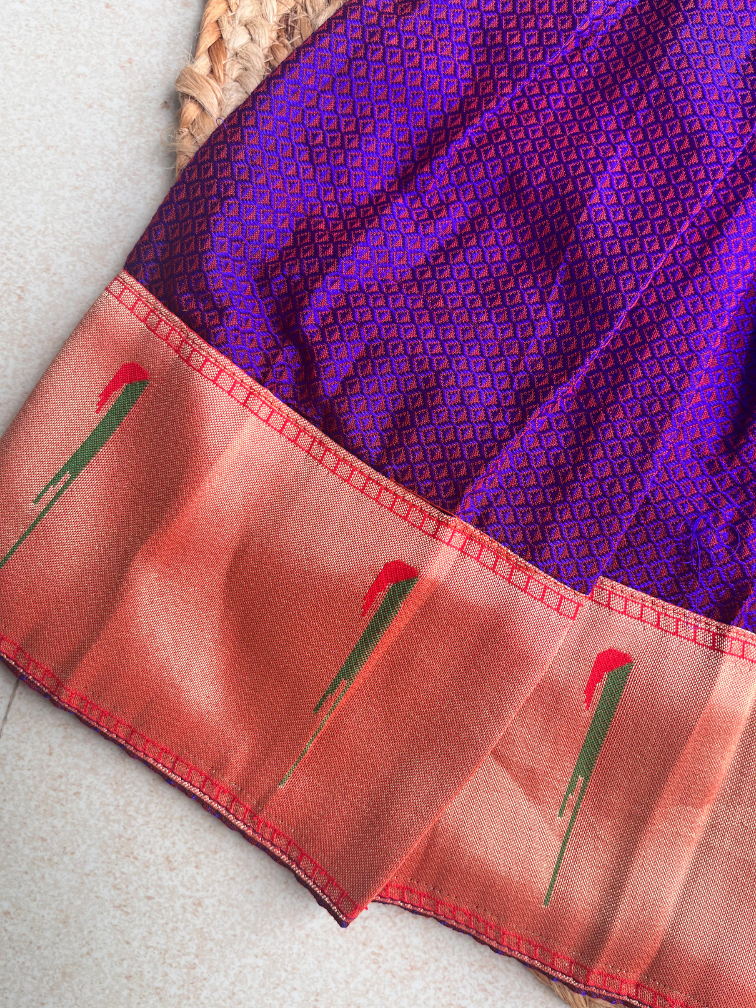 Khan-Paithni Fusion Parkar Polka(Purple)