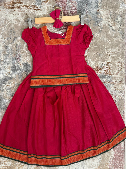 Classic Khan Parkar Polka Pink