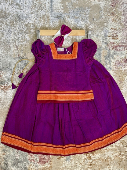 Classic Khan Parkar Polka - Purple