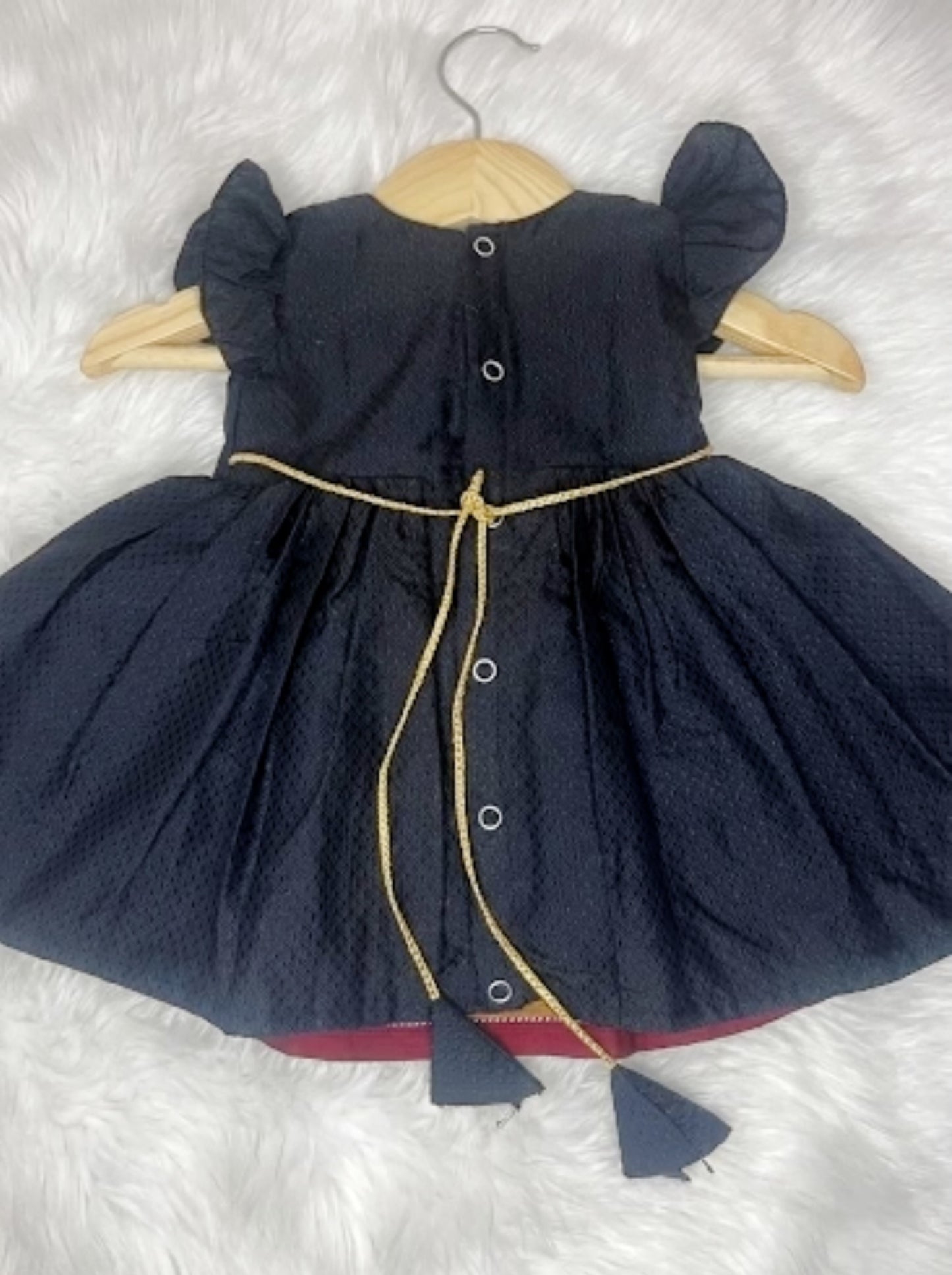 Classic Khan Frock -Black