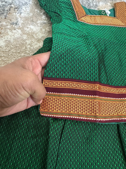 Classic Khan Parkar Polka Green