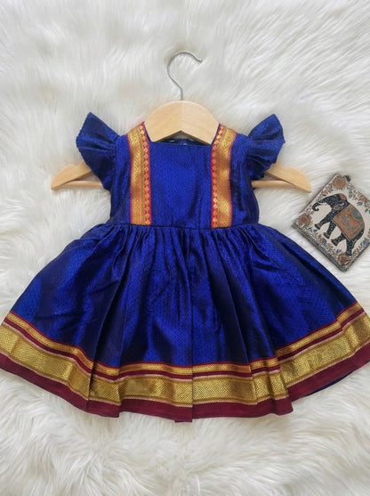 Classic Khan Frock - Blue