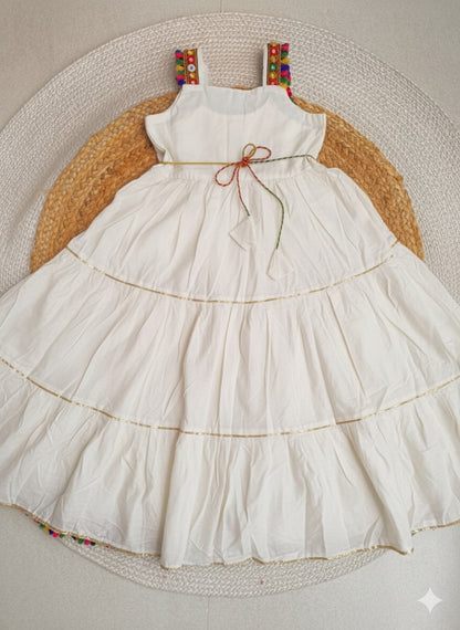 Zen Boho one piece - Off White with dupatta