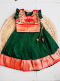 Khan-Paithni Fusion Parkar Polka(Green)