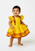 Classic Khan Frock -Yellow