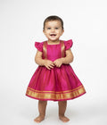 Classic Khan Frock -Pink
