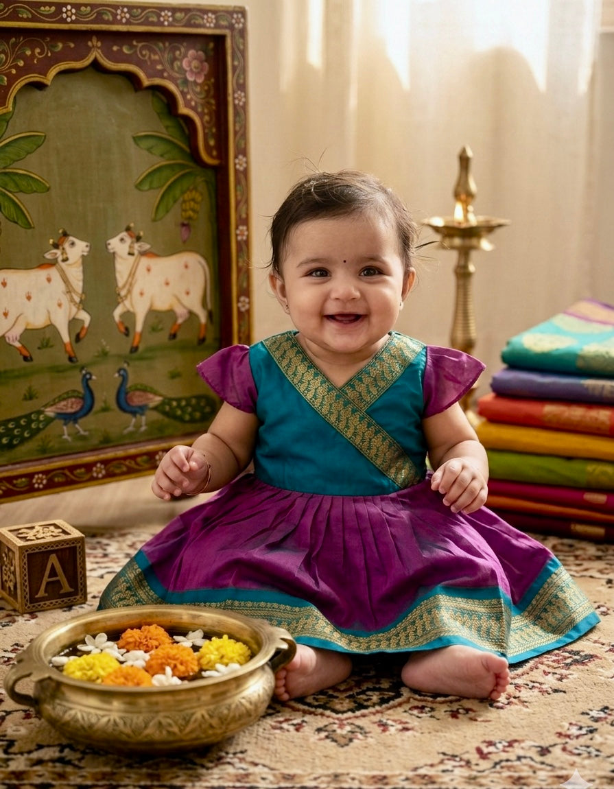 Suparna Zari Frock