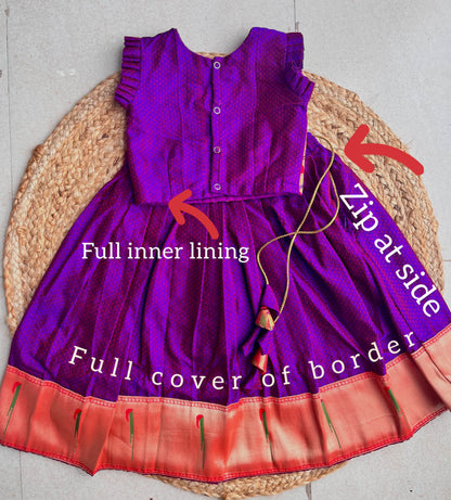 Khan-Paithni Fusion Parkar Polka(Purple)