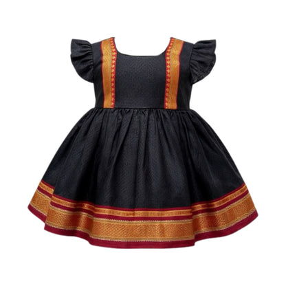 Classic Khan Frock -Black