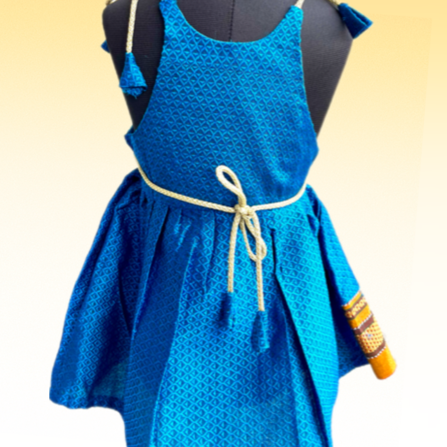 Sky Blue( Chintamani Colour) Khunn frock
